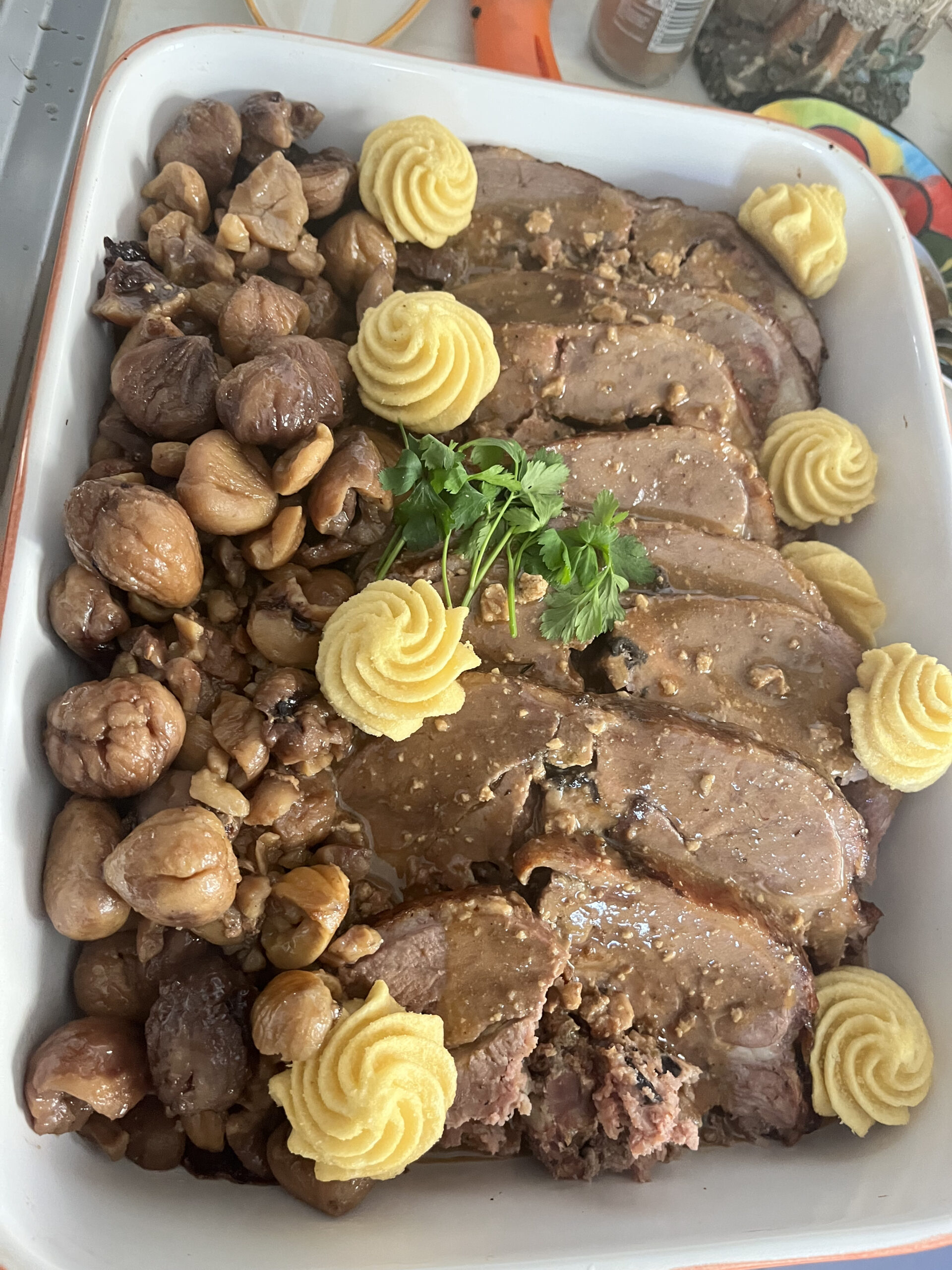 CANARD DE NOEL FARCI